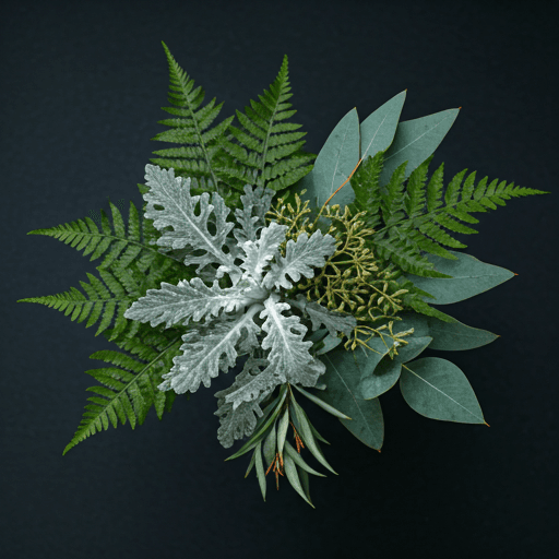 Schnittgrün und Beiwerk für Blumenarrangements